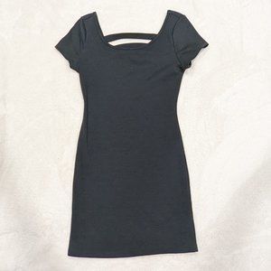 Forever 21 Stretch Bodycon Dress Gray Small